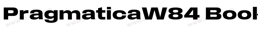 PragmaticaW84 Book R字体转换